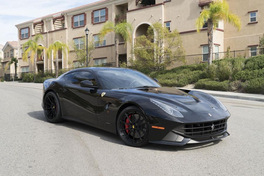 Ferrari F12berlinetta Black on Forgiato Wheels (TEC 2.4) '2017